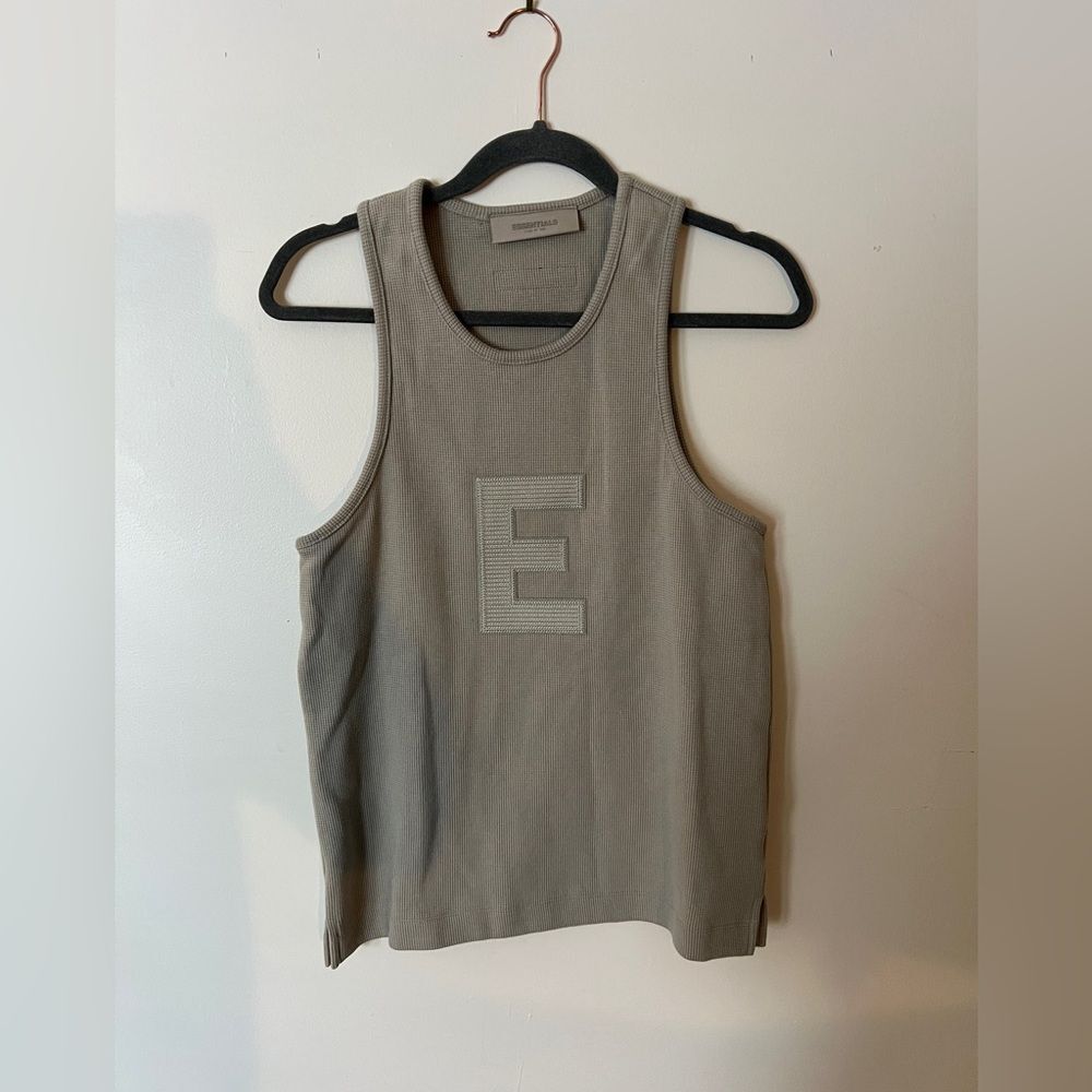 NWOT Essentials FOG Fear of God Ribbed Tank Top Seal Small